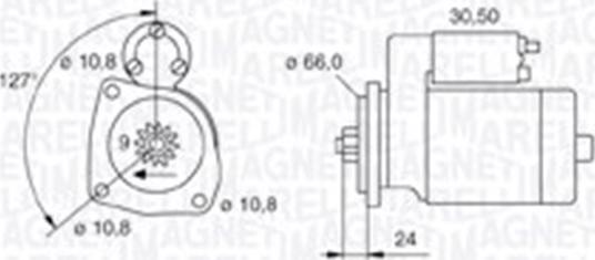 Magneti Marelli 063721242010 - Стартер autocars.com.ua