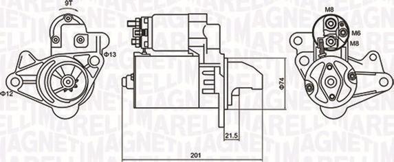 Magneti Marelli 063721254010 - Стартер avtokuzovplus.com.ua