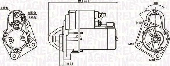 Magneti Marelli 063721289010 - Стартер autodnr.net