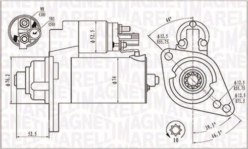 Magneti Marelli 063721293010 - Стартер autocars.com.ua