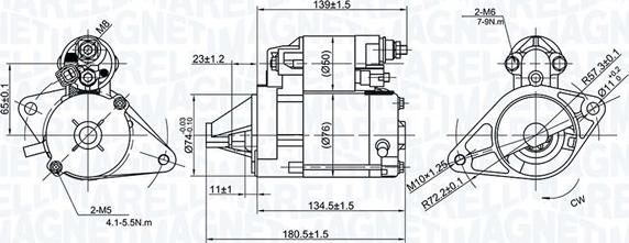 Magneti Marelli 063721299010 - Стартер autodnr.net