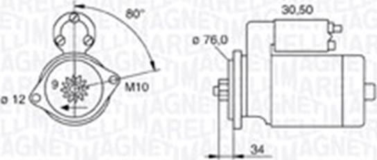 Magneti Marelli 063721321010 - Стартер avtokuzovplus.com.ua