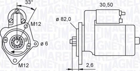 Magneti Marelli 063721392010 - Стартер avtokuzovplus.com.ua