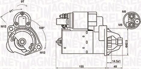 Magneti Marelli 063721394010 - Стартер avtokuzovplus.com.ua