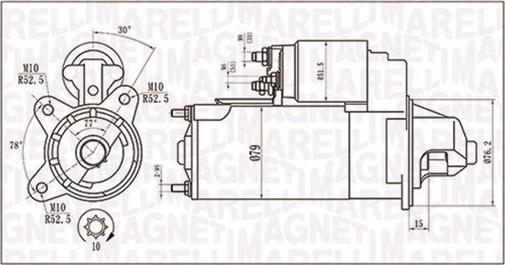 Magneti Marelli 063721396010 - Стартер autocars.com.ua