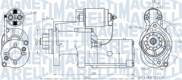 Magneti Marelli 063721439010 - Стартер autocars.com.ua