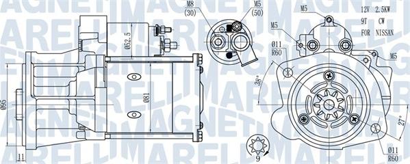 Magneti Marelli 063721491010 - Стартер autocars.com.ua