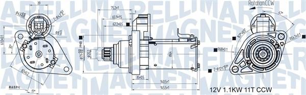 Magneti Marelli 063721533010 - Стартер avtokuzovplus.com.ua