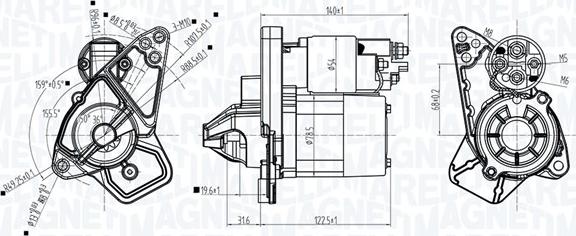 Magneti Marelli 063721582010 - Стартер avtokuzovplus.com.ua