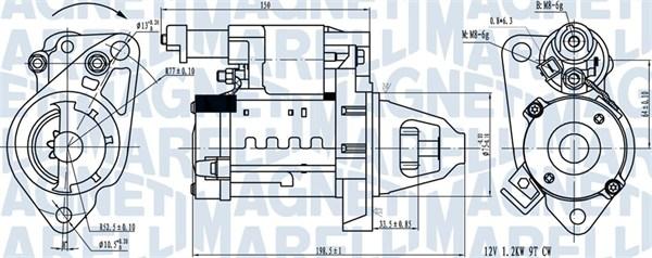 Magneti Marelli 063721642610 - Стартер autocars.com.ua