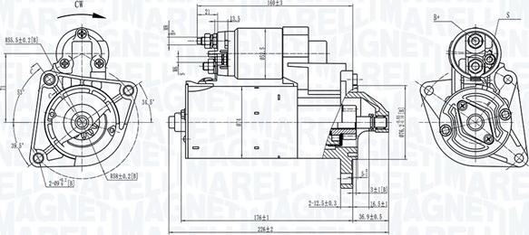 Magneti Marelli 063725399010 - Стартер autodnr.net