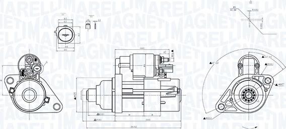 Magneti Marelli 063725634010 - Стартер autocars.com.ua