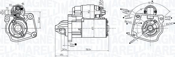 Magneti Marelli 063726281010 - Стартер autocars.com.ua