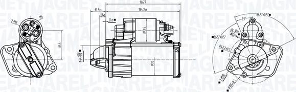 Magneti Marelli 063726375010 - Стартер avtokuzovplus.com.ua