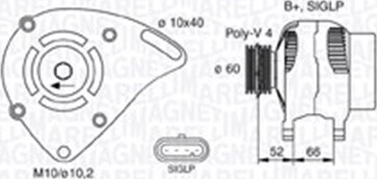 Magneti Marelli 063730022010 - Генератор avtokuzovplus.com.ua