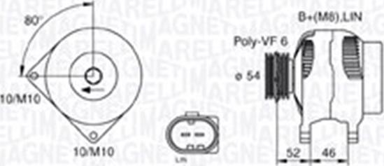 Magneti Marelli 063730031010 - Генератор avtokuzovplus.com.ua