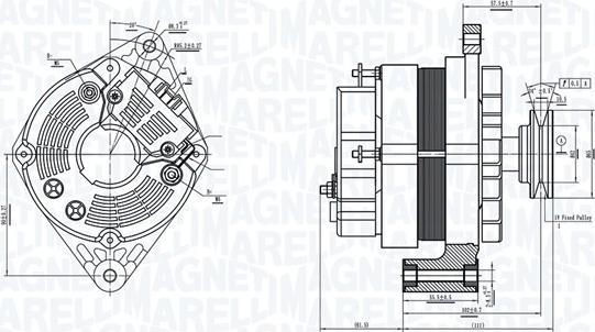 Magneti Marelli 063730375010 - Генератор autocars.com.ua