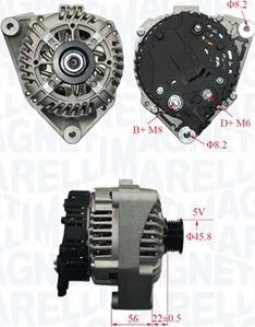 Magneti Marelli 063730845010 - Генератор autocars.com.ua