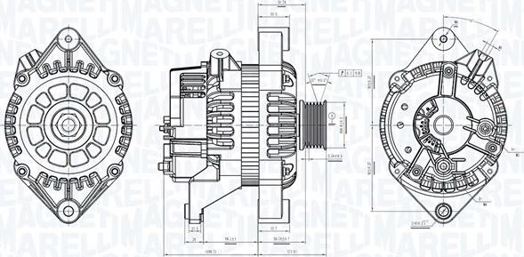 Magneti Marelli 063730861010 - Генератор autocars.com.ua