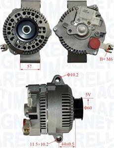 Magneti Marelli 063731034010 - Генератор autocars.com.ua