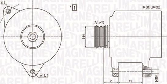 Magneti Marelli 063731139010 - Генератор autocars.com.ua