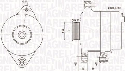 Magneti Marelli 063731258010 - Генератор avtokuzovplus.com.ua