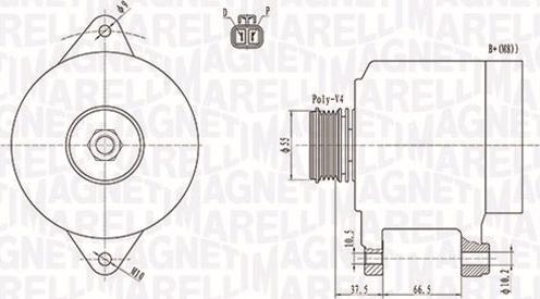 Magneti Marelli 063731283010 - Генератор avtokuzovplus.com.ua