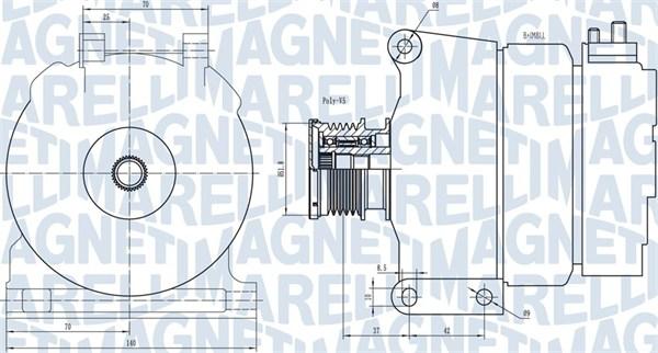 Magneti Marelli 063731390010 - Генератор autocars.com.ua