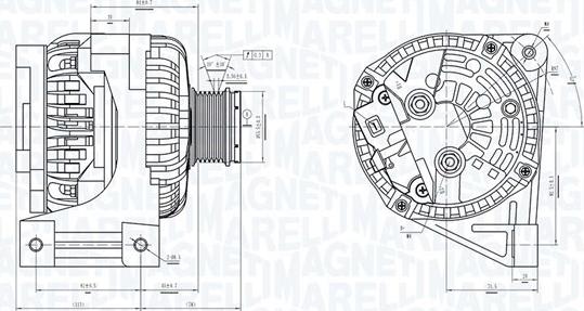 Magneti Marelli 063731439010 - Генератор autocars.com.ua