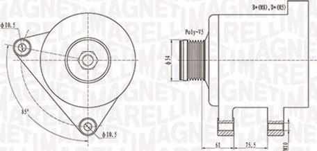 Magneti Marelli 063731559010 - Генератор autocars.com.ua