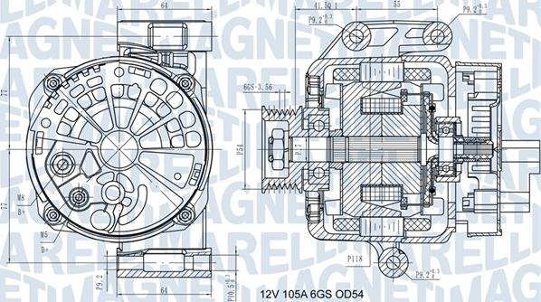 Magneti Marelli 063731585210 - Генератор autocars.com.ua