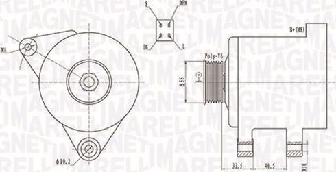 Magneti Marelli 063731605010 - Генератор avtokuzovplus.com.ua