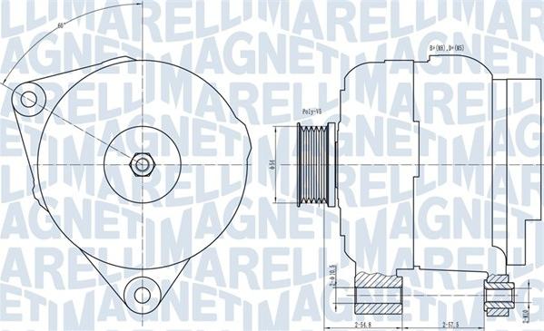 Magneti Marelli 063731658010 - Генератор avtokuzovplus.com.ua