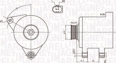 Magneti Marelli 063731664010 - Генератор avtokuzovplus.com.ua