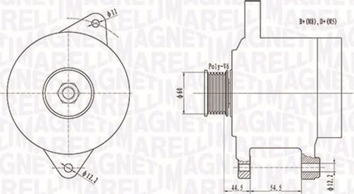 Magneti Marelli 063731696010 - Генератор autocars.com.ua