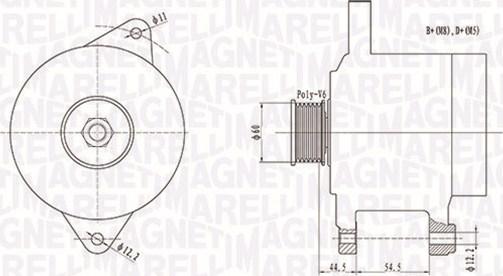 Magneti Marelli 063731718010 - Генератор avtokuzovplus.com.ua