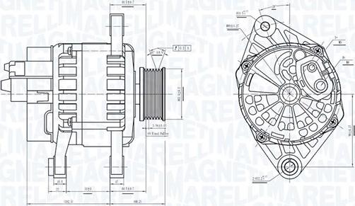 Magneti Marelli 063731743010 - Генератор autocars.com.ua