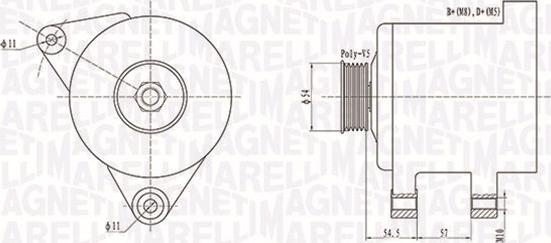 Magneti Marelli 063731747010 - Генератор avtokuzovplus.com.ua