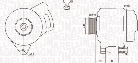 Magneti Marelli 063731750010 - Генератор autocars.com.ua