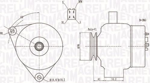 Magneti Marelli 063731783010 - Генератор avtokuzovplus.com.ua