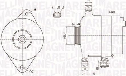 Magneti Marelli 063731793010 - Генератор avtokuzovplus.com.ua