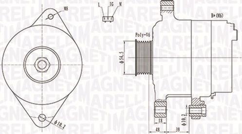 Magneti Marelli 063731809010 - Генератор avtokuzovplus.com.ua