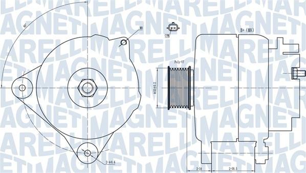 Magneti Marelli 063731866010 - Генератор avtokuzovplus.com.ua