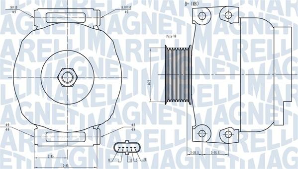 Magneti Marelli 063731880010 - Генератор autocars.com.ua