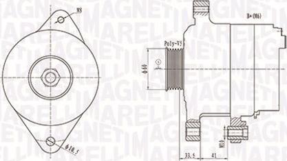 Magneti Marelli 063731891010 - Генератор autocars.com.ua