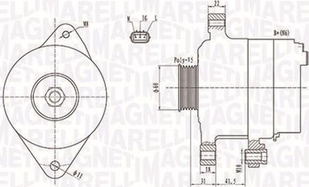 Magneti Marelli 063731892010 - Генератор avtokuzovplus.com.ua