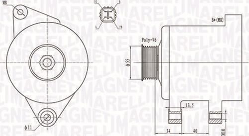 Magneti Marelli 063731894010 - Генератор autocars.com.ua