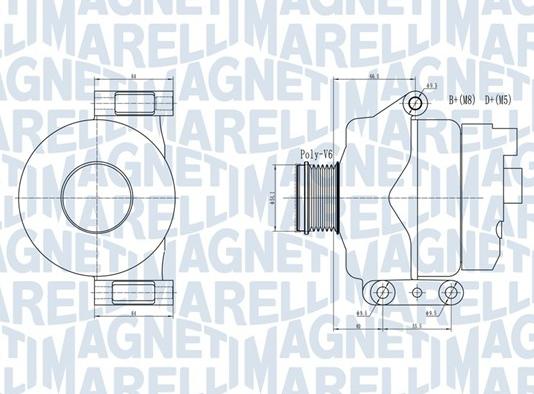 Magneti Marelli 063731934010 - Генератор autocars.com.ua