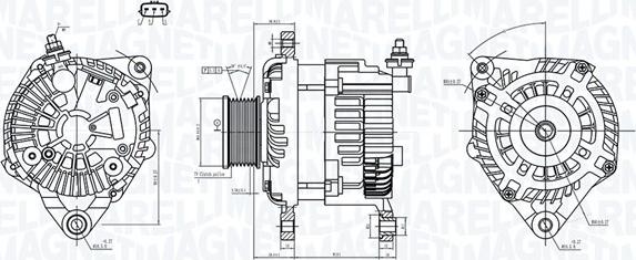 Magneti Marelli 063731946010 - Генератор autodnr.net