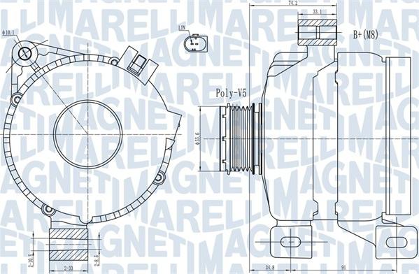 Magneti Marelli 063731967010 - Генератор autocars.com.ua